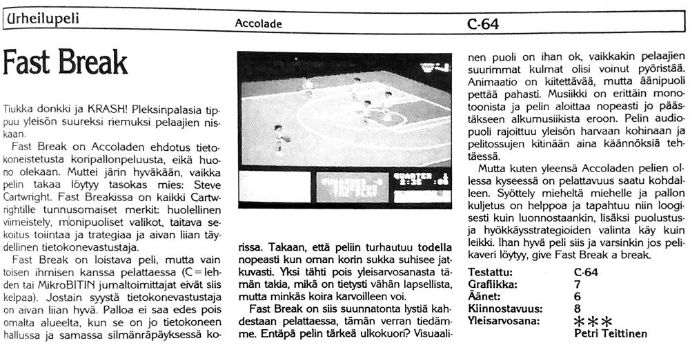 Fast Break